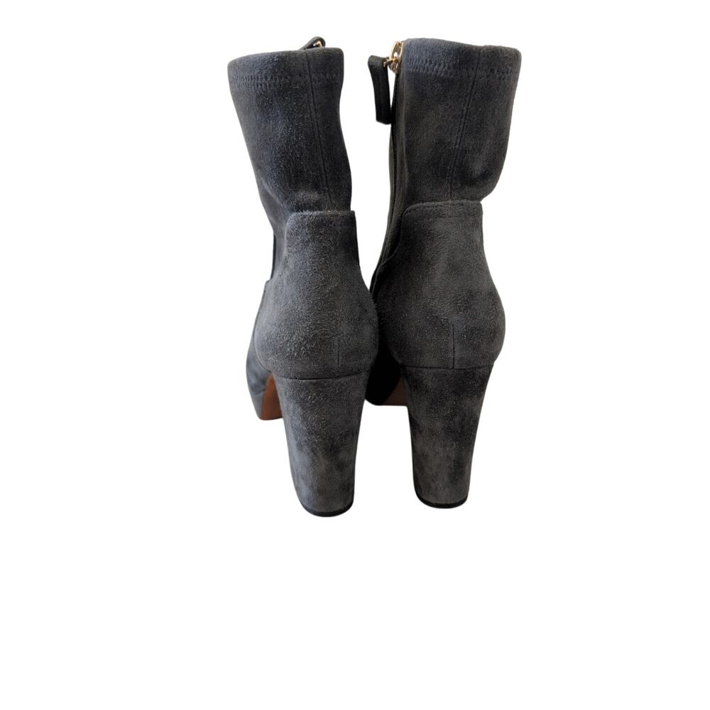 Joie Lewis Platform Bootie In Grey Suede size 7.5 - Picture 5 of 8